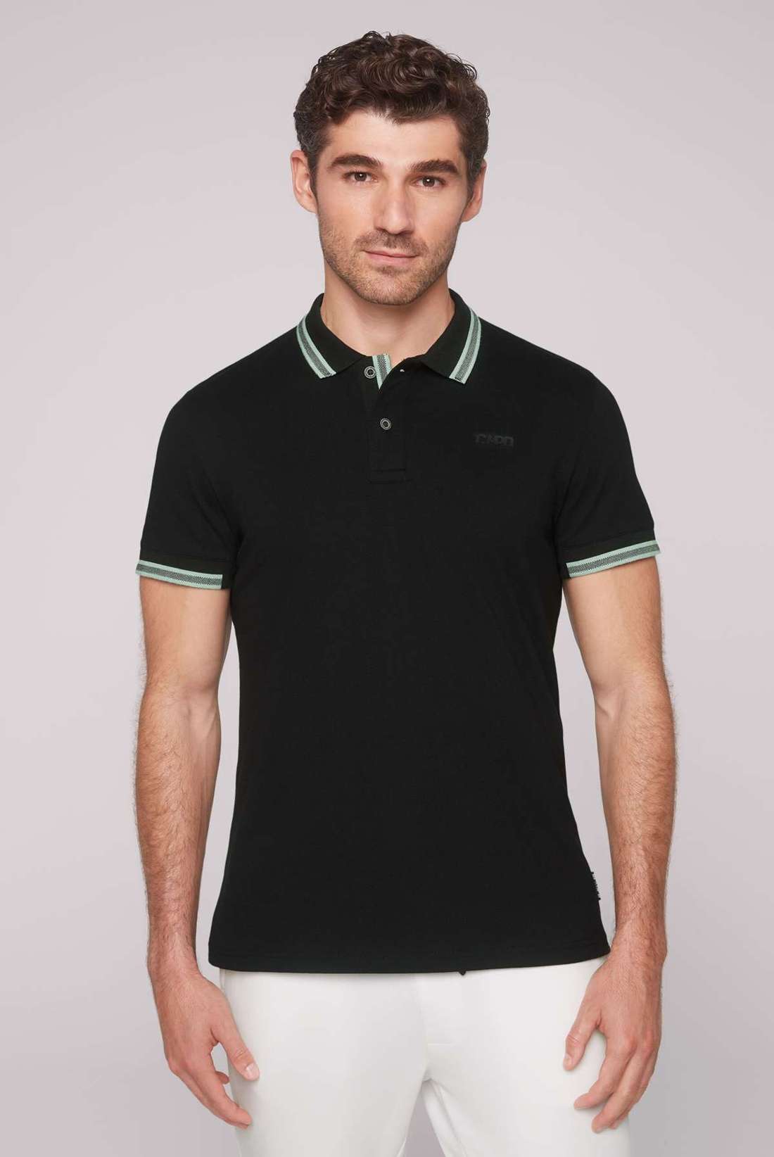 Рубашка-поло из хлопка