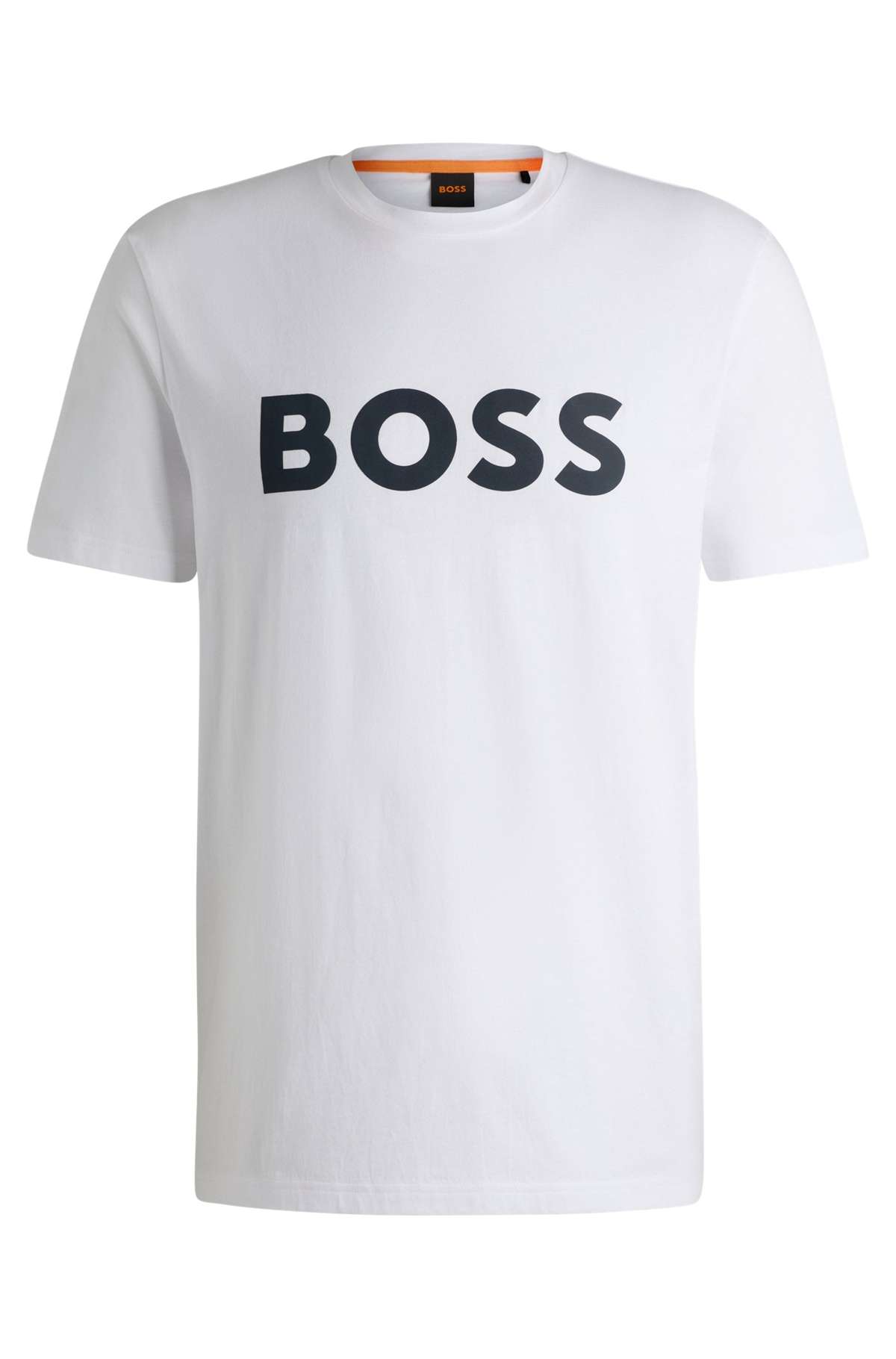 Футболка с крупным принтом BOSS на груди Thinking 1