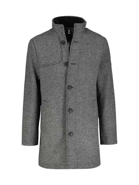 зимнее пальто LERROS Mantel in Strukturqualität mit integrierter Weste