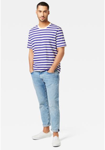 рубашка с круглым вырезом STRIPE TEE