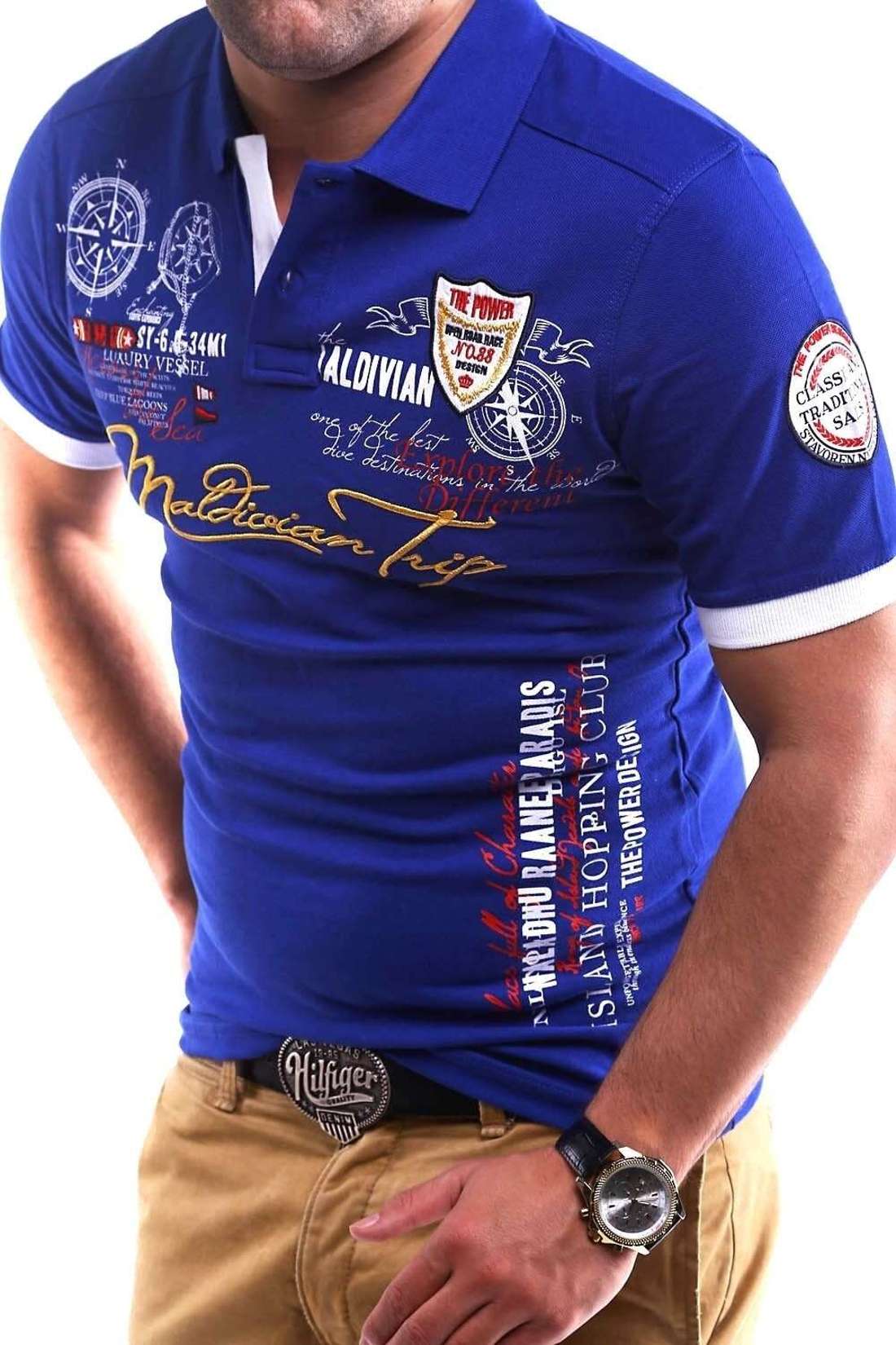 Рубашка-поло из ткани пике TRIP