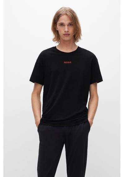 Рубашка с круглым вырезом и надписью Hugo на груди Linked T-Shirt