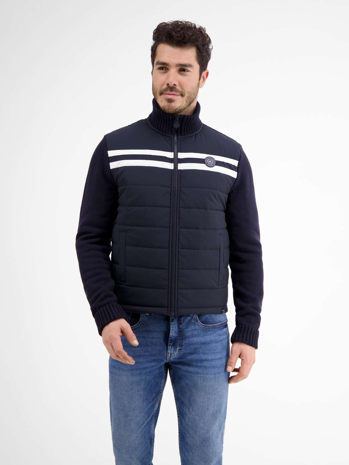 Кардиган LERROS Nylon-Strickjacke