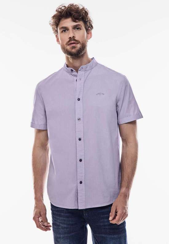 Рубашка с короткими рукавами и планкой на пуговицах