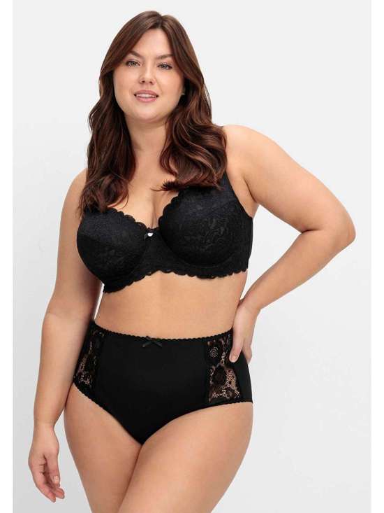 Трусики со слегка прозрачным кружевом Große Größen