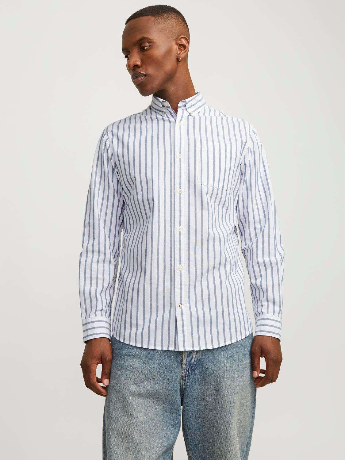 Рубашка с длинным рукавом JJEOXFORD SHIRT LS NOOS