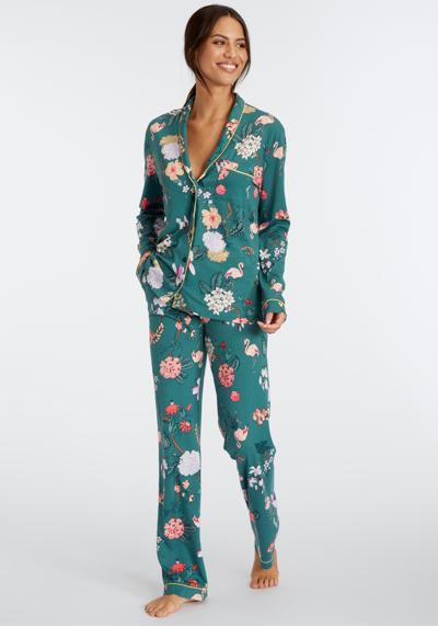 Пижамы (комплект, 2 шт.) с элегантным цветочным узором