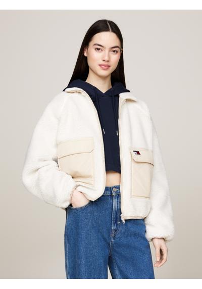 Куртка-бомбер TJW CRP TEDDY MIX CLRBLK JACKET