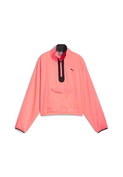 Тренировочная куртка HYPERNATURAL Gewebte Jacke mit halbem Reißverschluss Damen