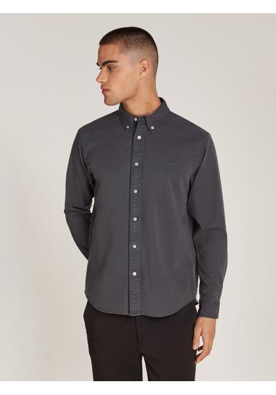 Рубашка с длинными рукавами и вышивкой логотипа GARMENT DYE SHIRT