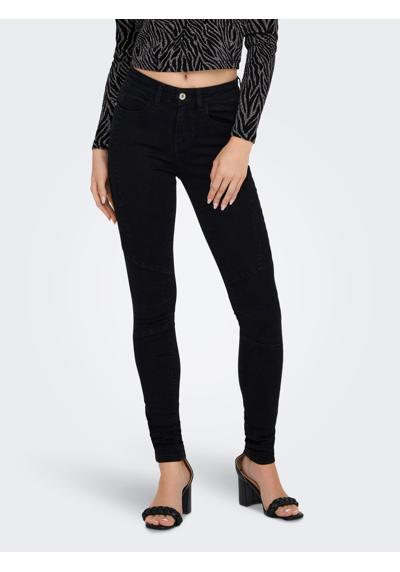 Джинсы скинни ONLHUSH MID WAIST SK BIKER COIN DNM MAS