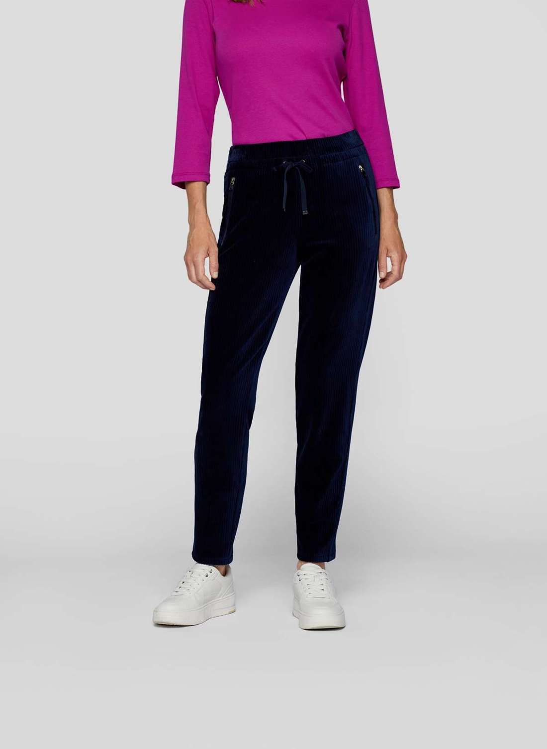 Брюки из джерси Cord-Hose mit Kordelzug