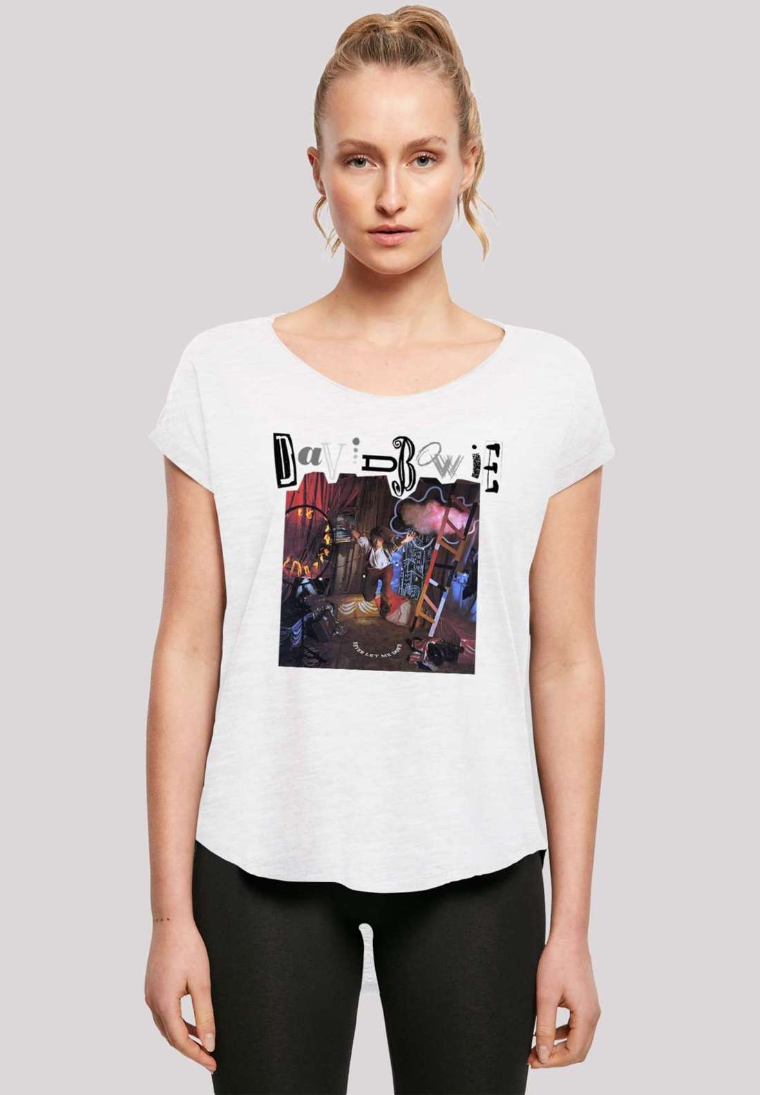 футболка Long Cut T-Shirt `David Bowie Me Down Album Cover`