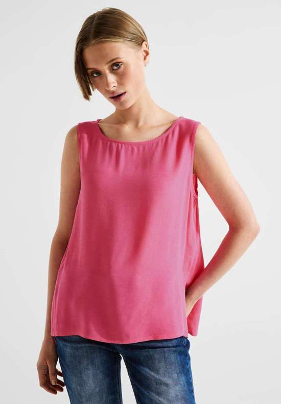 Блузка-топ однотонного цвета