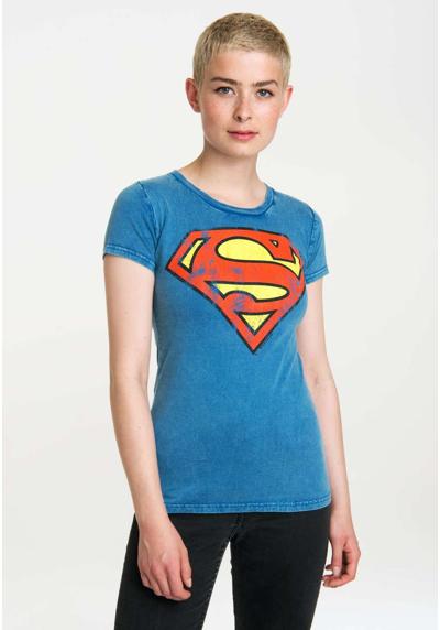 Футболка с классным винтажным принтом Superman