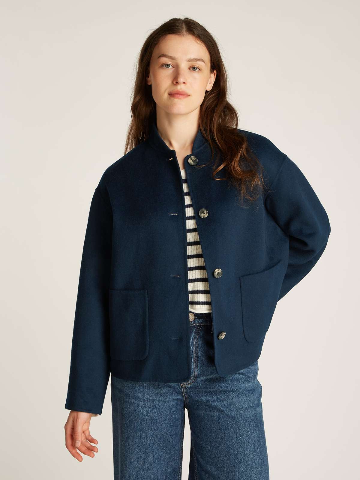 Бомбер с содержанием шерсти DF WOOL BOMBER JACKET
