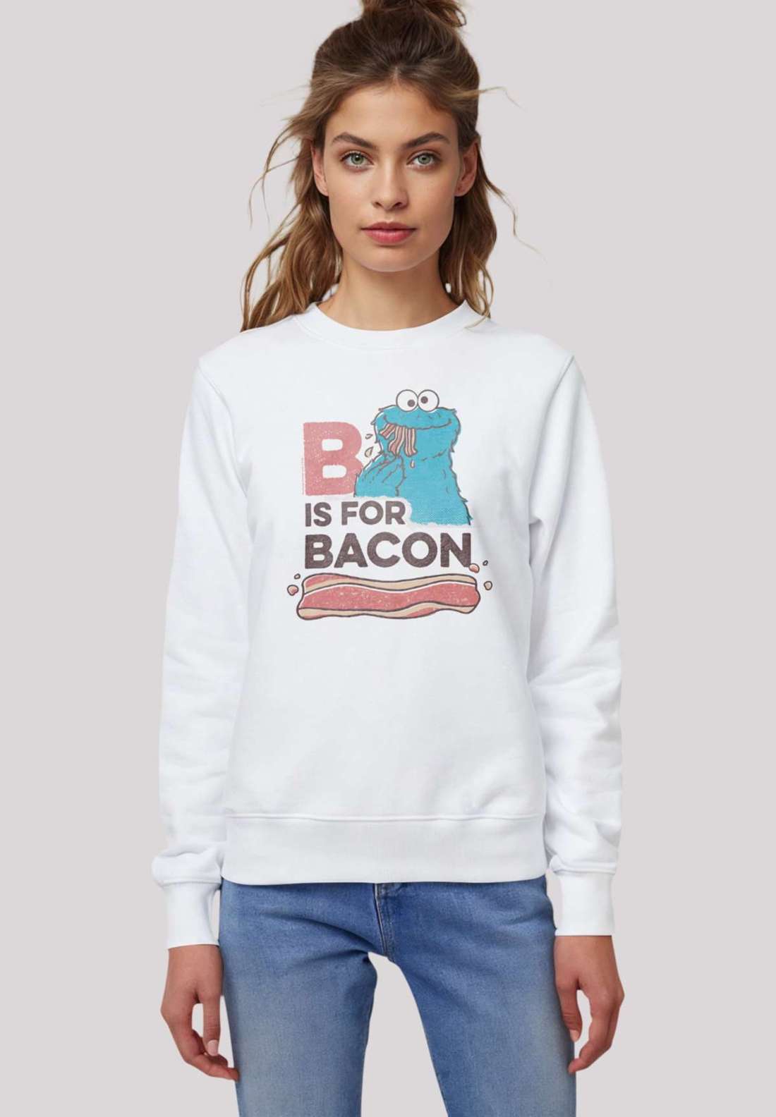 толстовка Sesamstraße Cookie Monster Bacon
