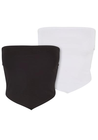 Бюстгальтер без косточек Urban Classics Ladies Knotted Bandeau Top 2-Pack