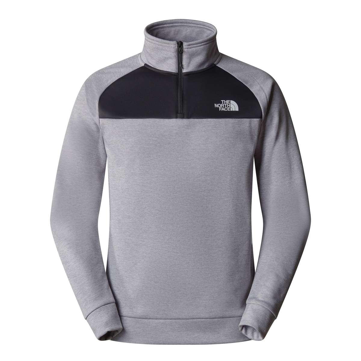 Свитер с воротником стойкой и вышивкой логотипа M REAXION 1/4 ZIP FLEECE