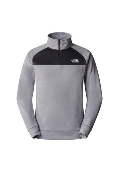 Свитер с воротником стойкой и вышивкой логотипа M REAXION 1/4 ZIP FLEECE