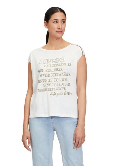 Рубашка с коротким рукавом Rundhals-Shirt mit Placement