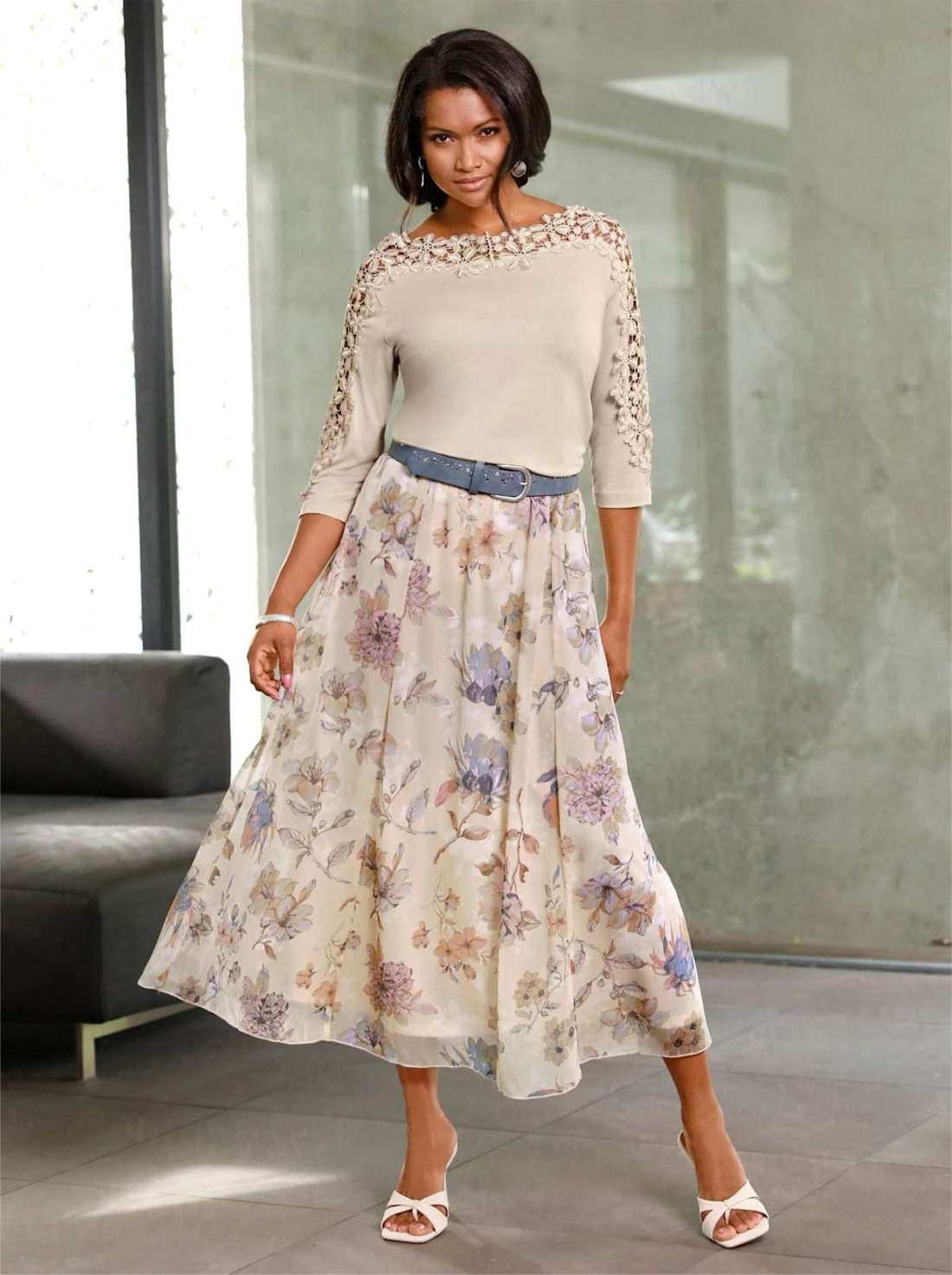 рубашка с рукавом 3/4 Shirt