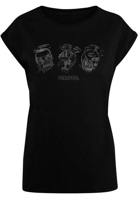 футболка Damen Ladies Deadpool - Zombie Head Sketch T-Shirt