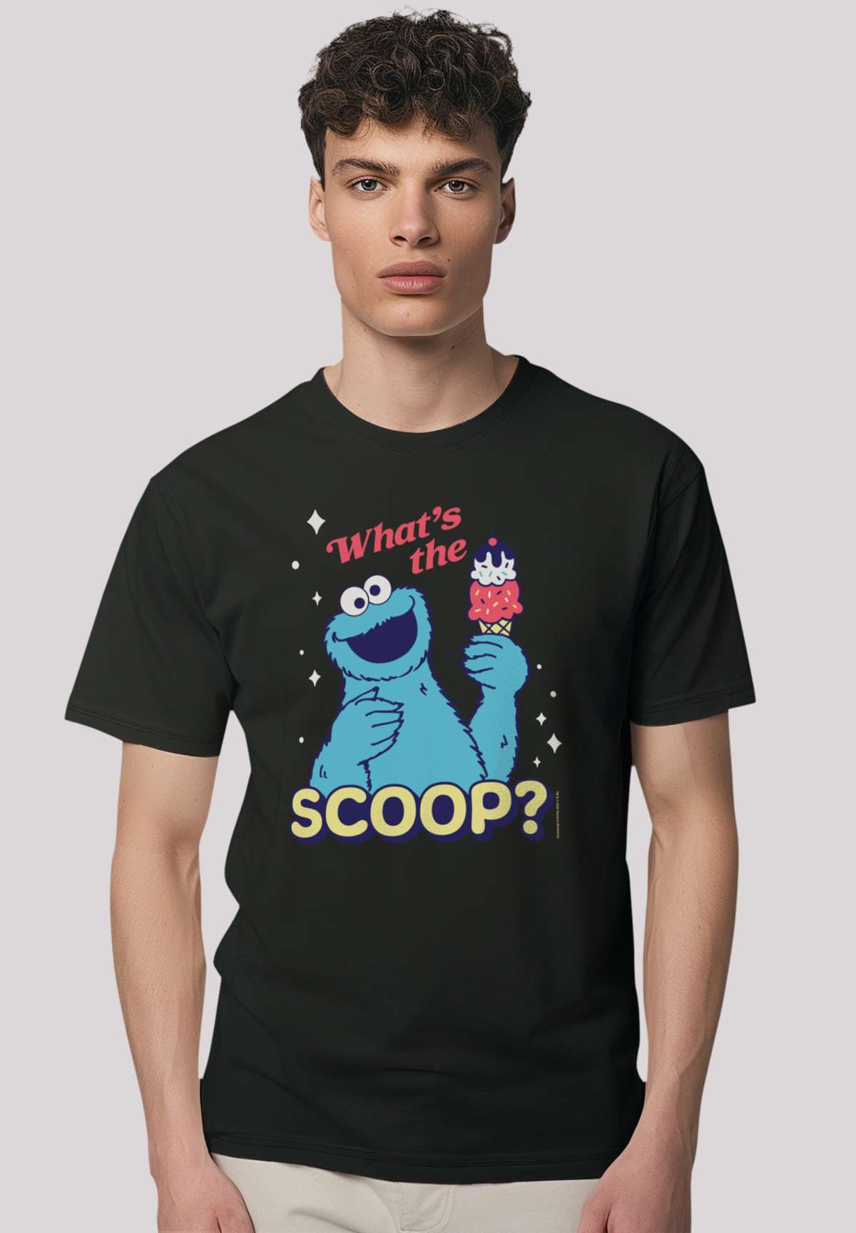футболка Sesamstra?e Cookie Monster Scoop