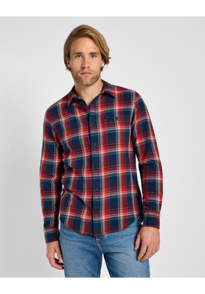 Рубашка с длинными рукавами и клетчатым узором LEESURE SHIRT