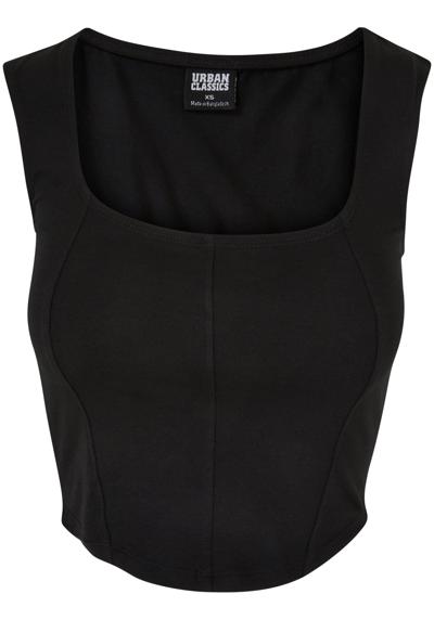 Мышечная рубашка Urban Classics Damen Ladies Short Corsage Top