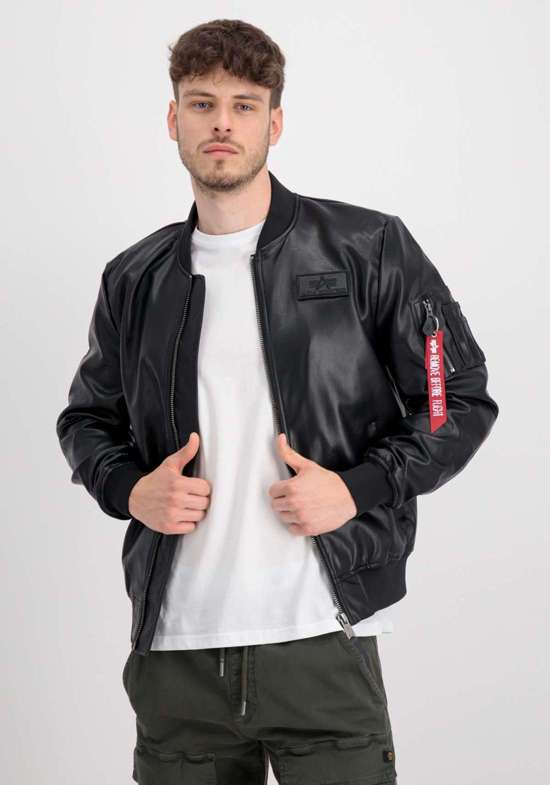 Кожаная куртка Men - Bomber Jackets MA-1 VF Vegan Leather