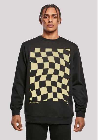 Толстовка с капюшоном Wavy Schach Muster