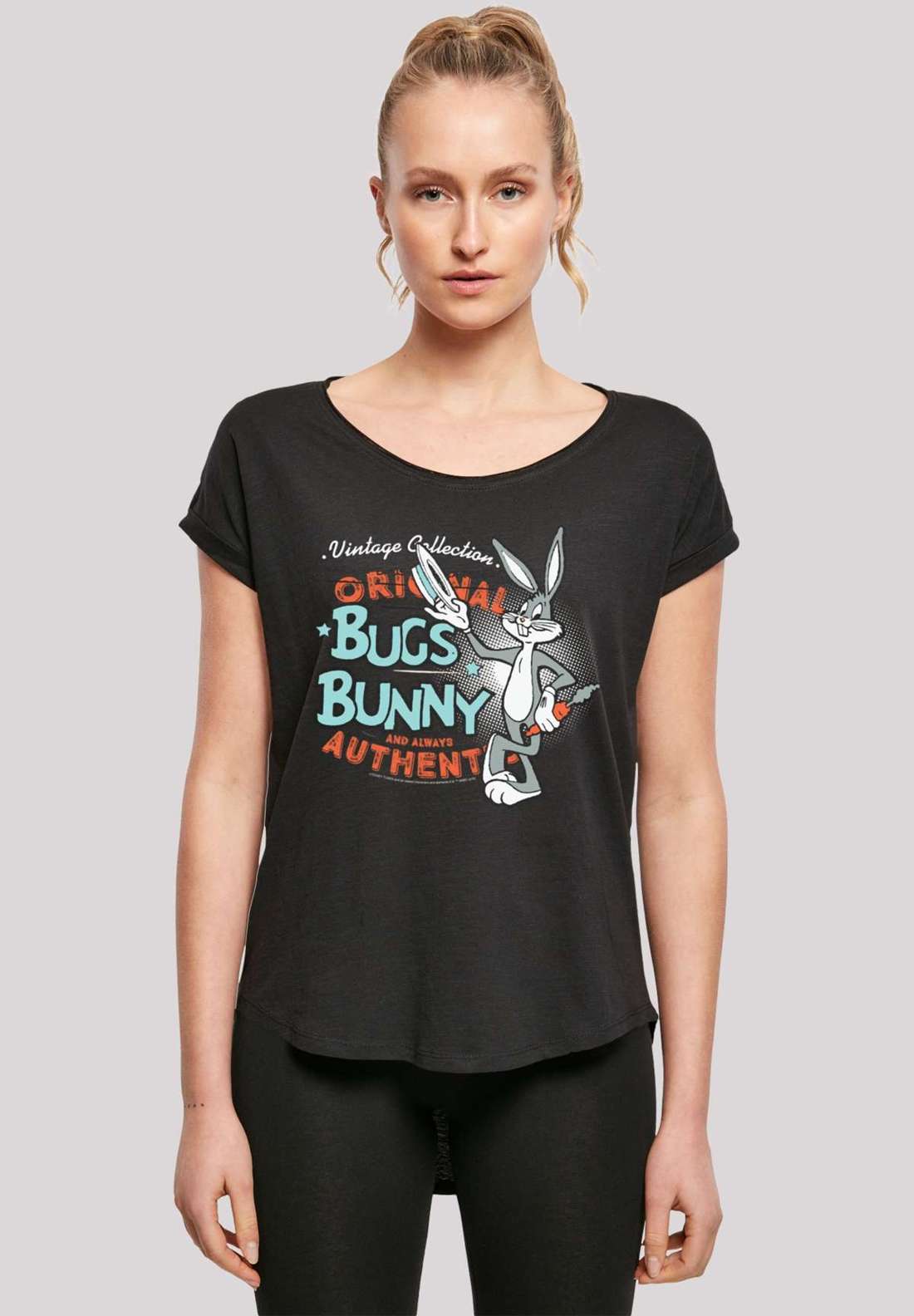 футболка Long Cut T-Shirt Looney Tunes Vintage Bugs Bunny