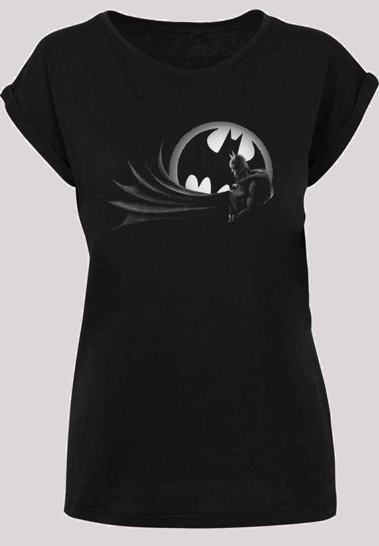 Рубашка с коротким рукавом Damen Batman Spot with Ladies Extended Shoulder Tee