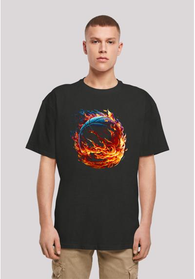 футболка Basketball On Fire Sport OVERSIZE TEE