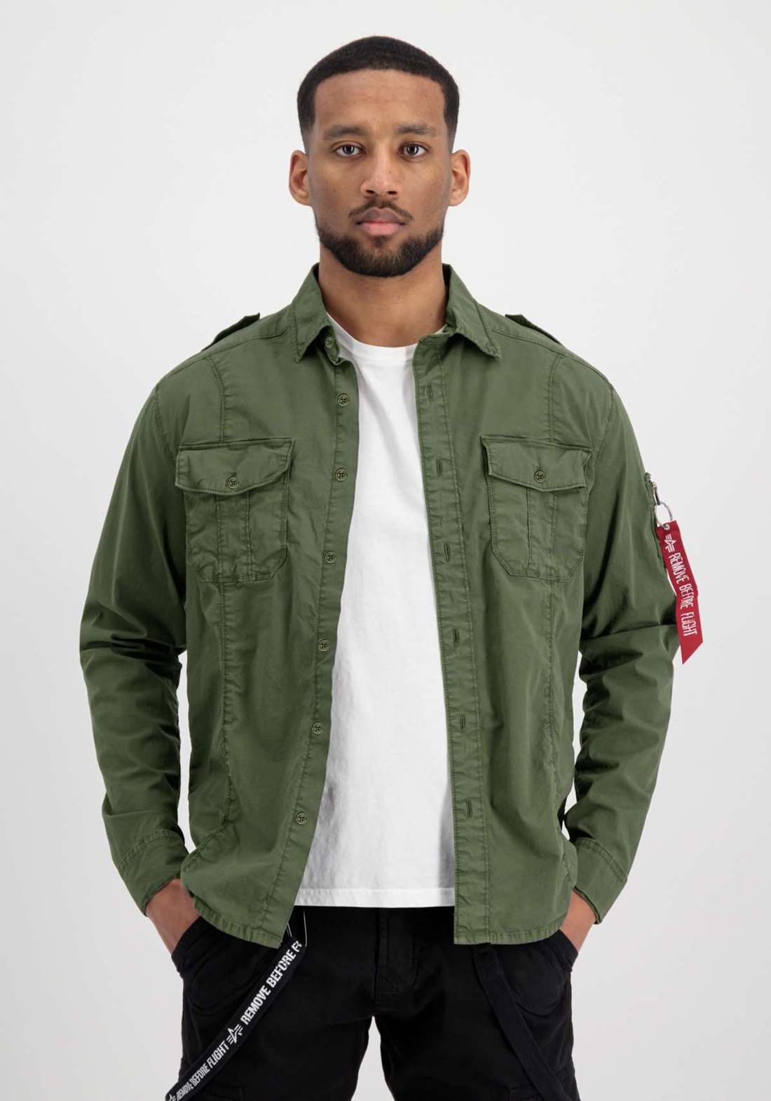 футболка Men - Shirts Basic Shirt Slim