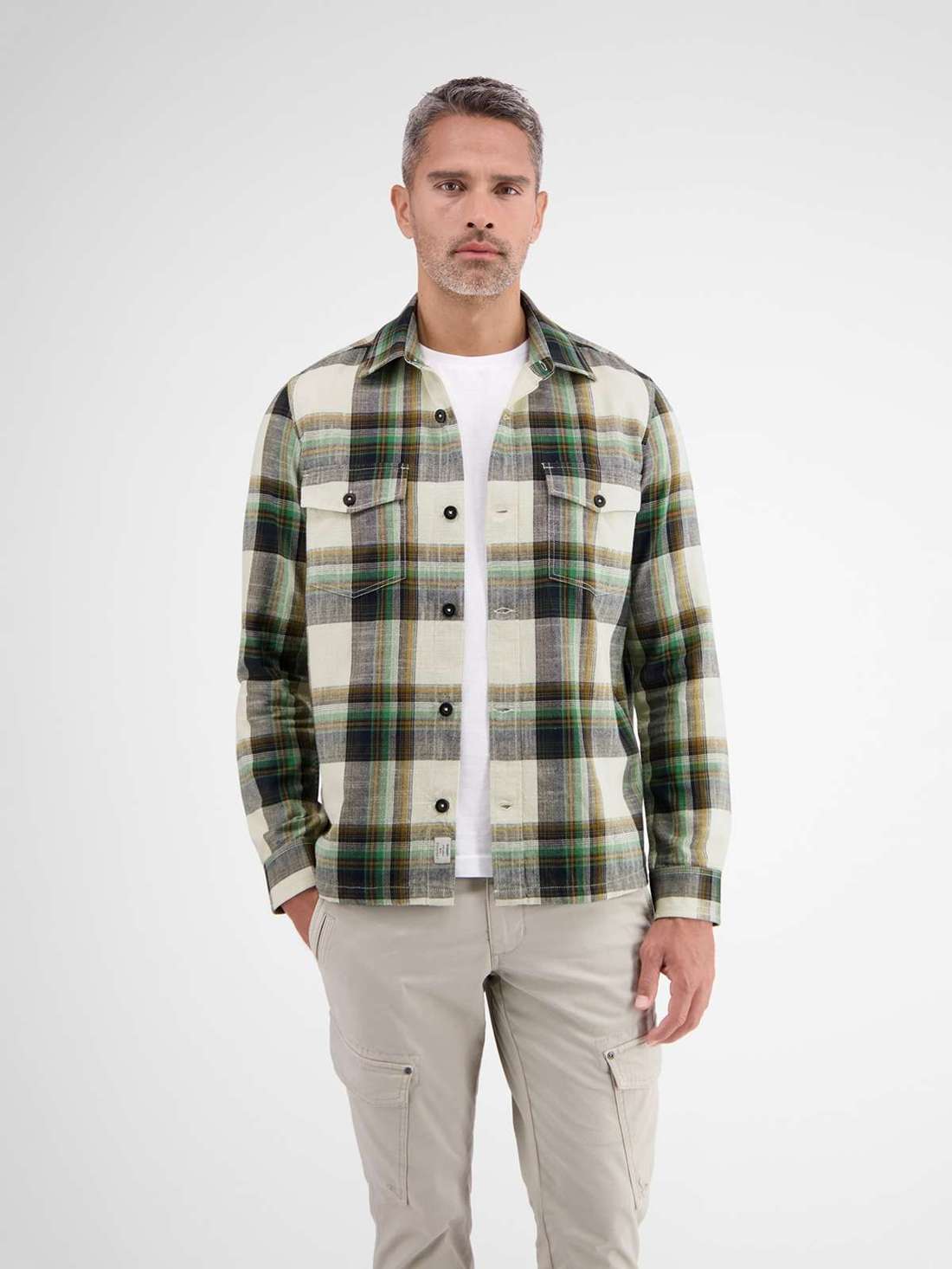 Уличная рубашка LERROS Hemdjacke, kariert