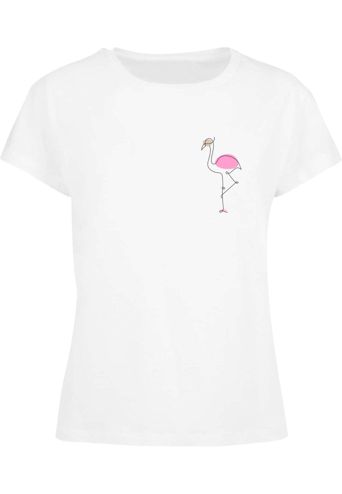 футболка Damen Ladies Flamingo Box Tee