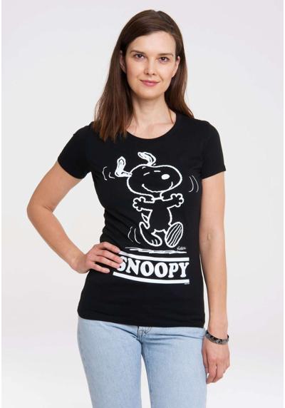 Футболка с лицензионным оригинальным принтом Snoopy - Happy
