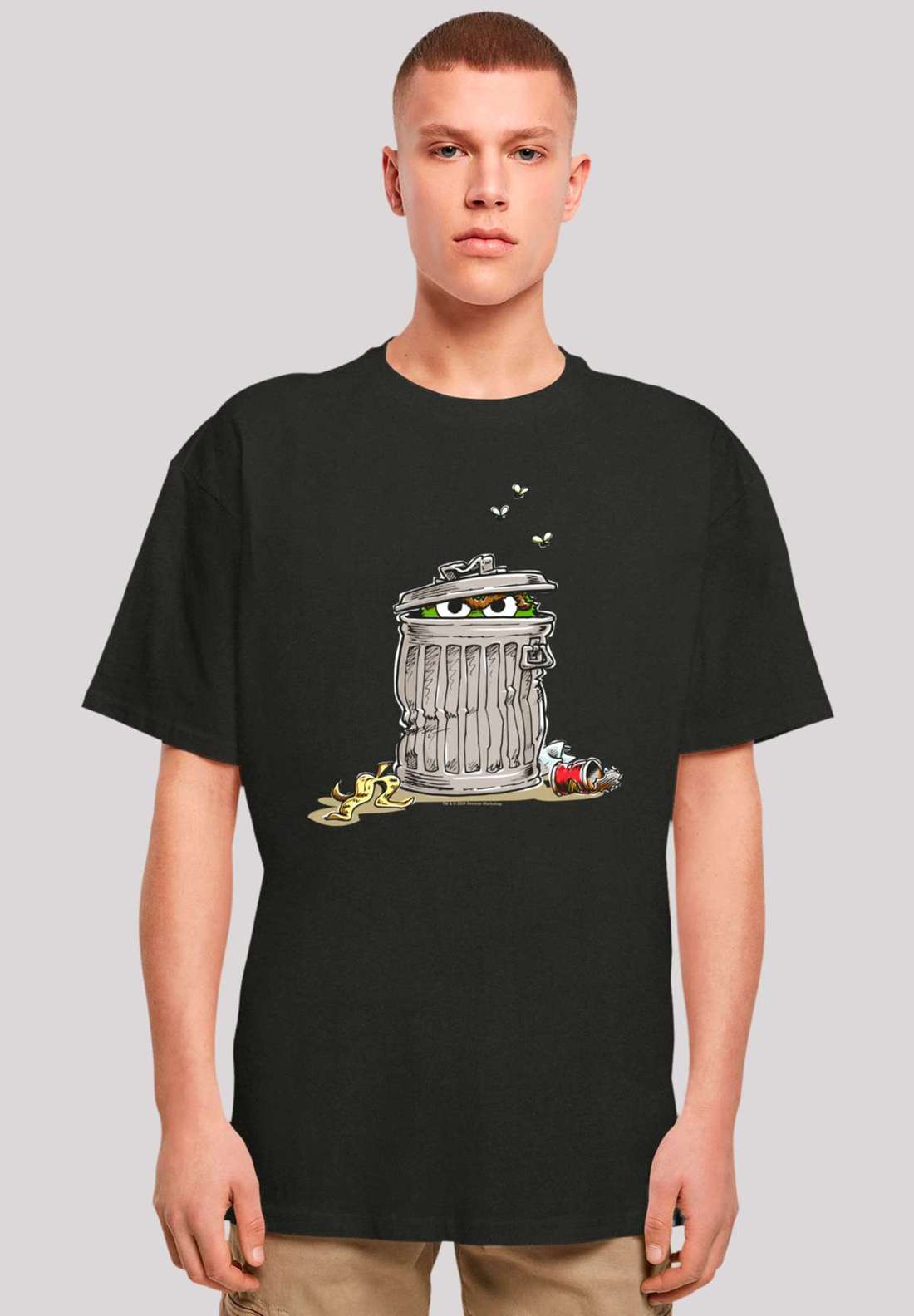 футболка Sesamstraße Oscar Tresh Box