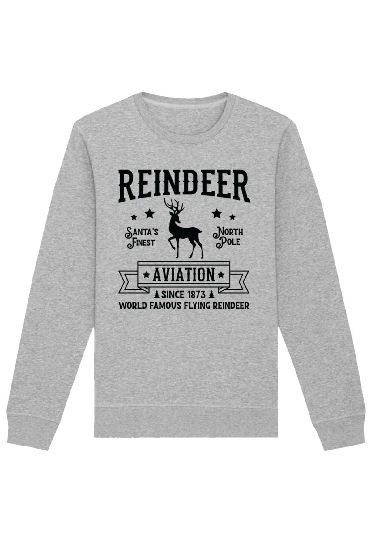 толстовка Weihnachten Reindeer Aviation Retro Sign
