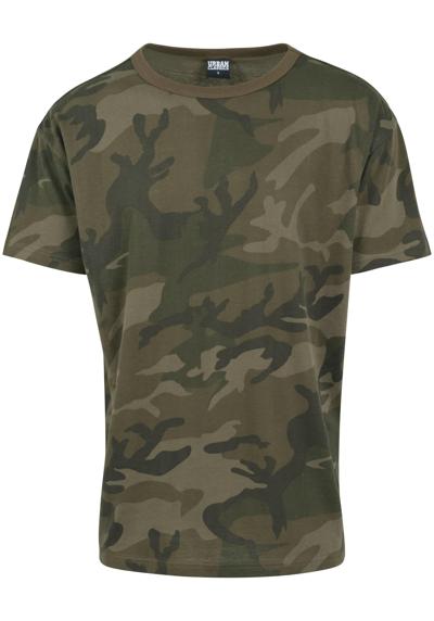 Рубашка с коротким рукавом Urban Classics Herren Camo Oversized Tee
