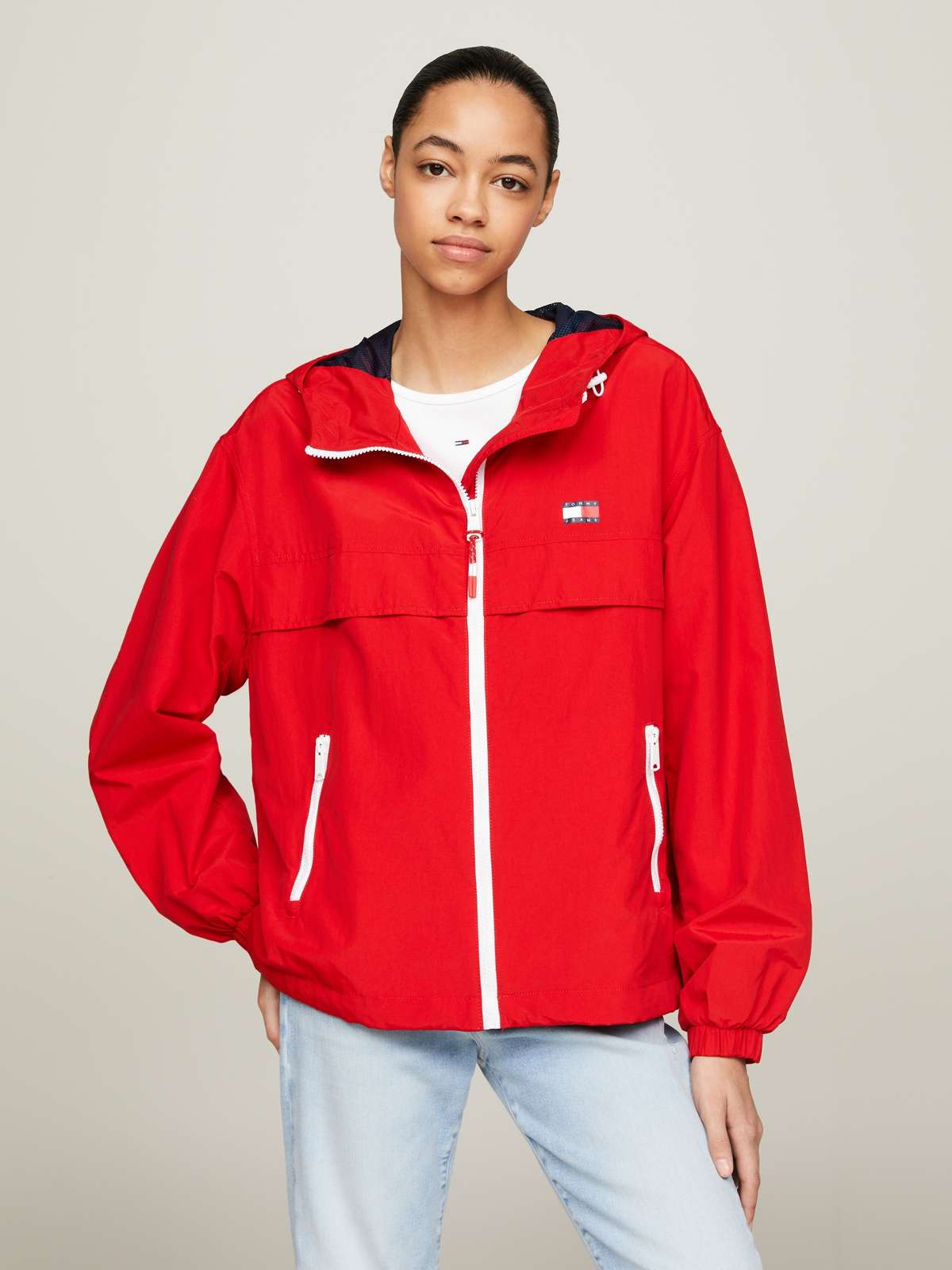 Ветровка с капюшоном с контрастным... TJW CHICAGO WINDBREAKER EXT