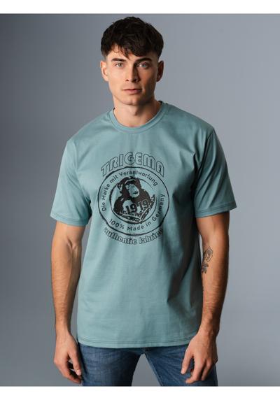 футболка TRIGEMA T-Shirt mit großem Printmotiv "TRIGEMA 1919"