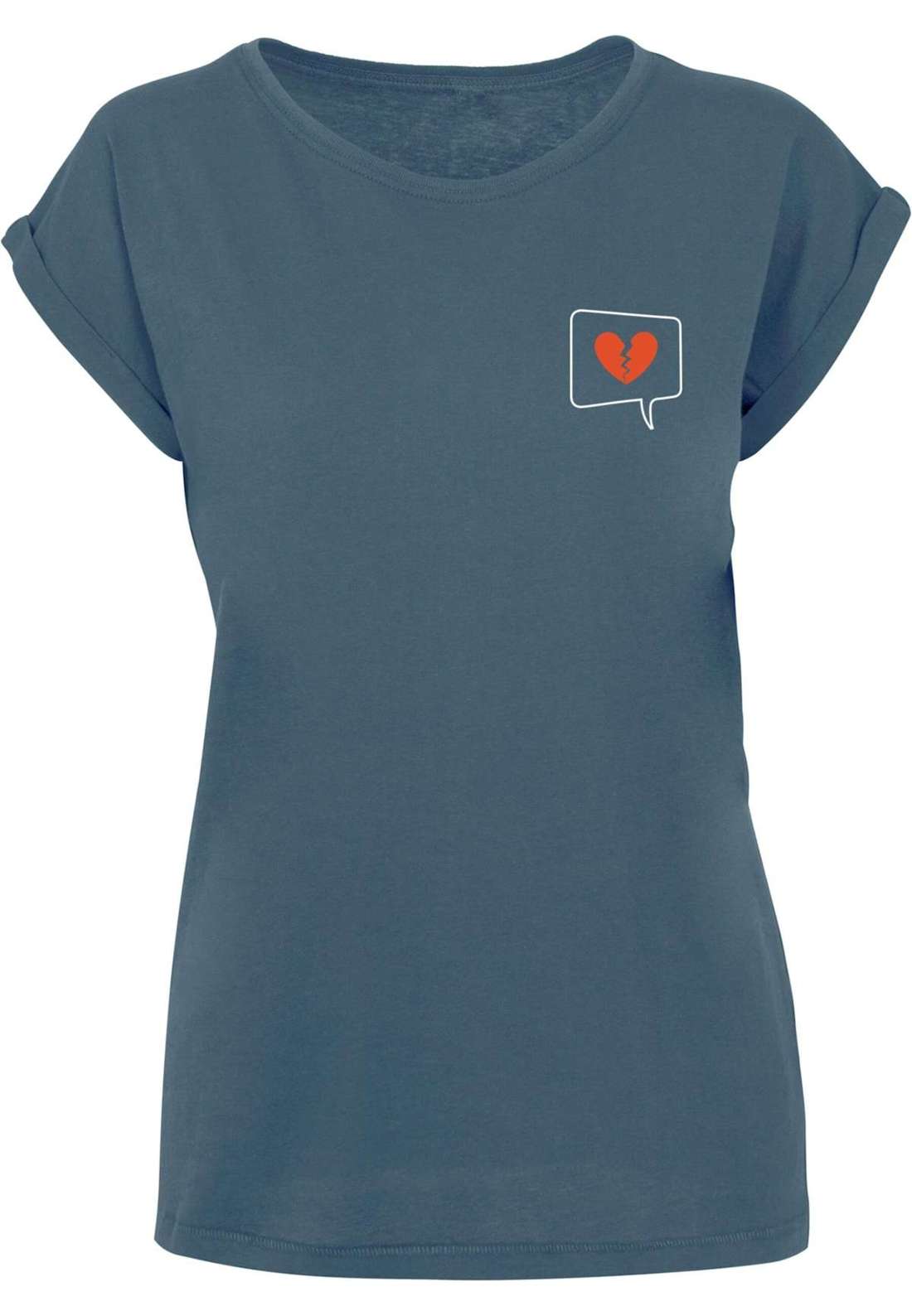 футболка Damen Ladies Heartbreak X Extended Shoulder Tee