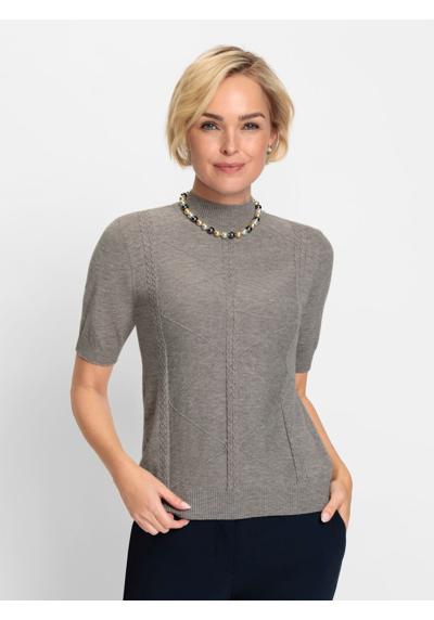 Свитер с воротником-стойкой Pullover