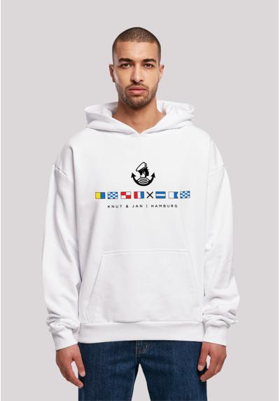 Толстовка с капюшоном Hoodie Seglerfahnen Knut & Jan Hamburg