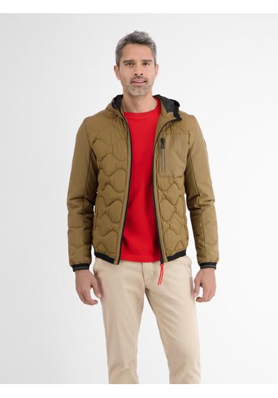 Уличная куртка с капюшоном LERROS Softshell-Hybrid Blouson