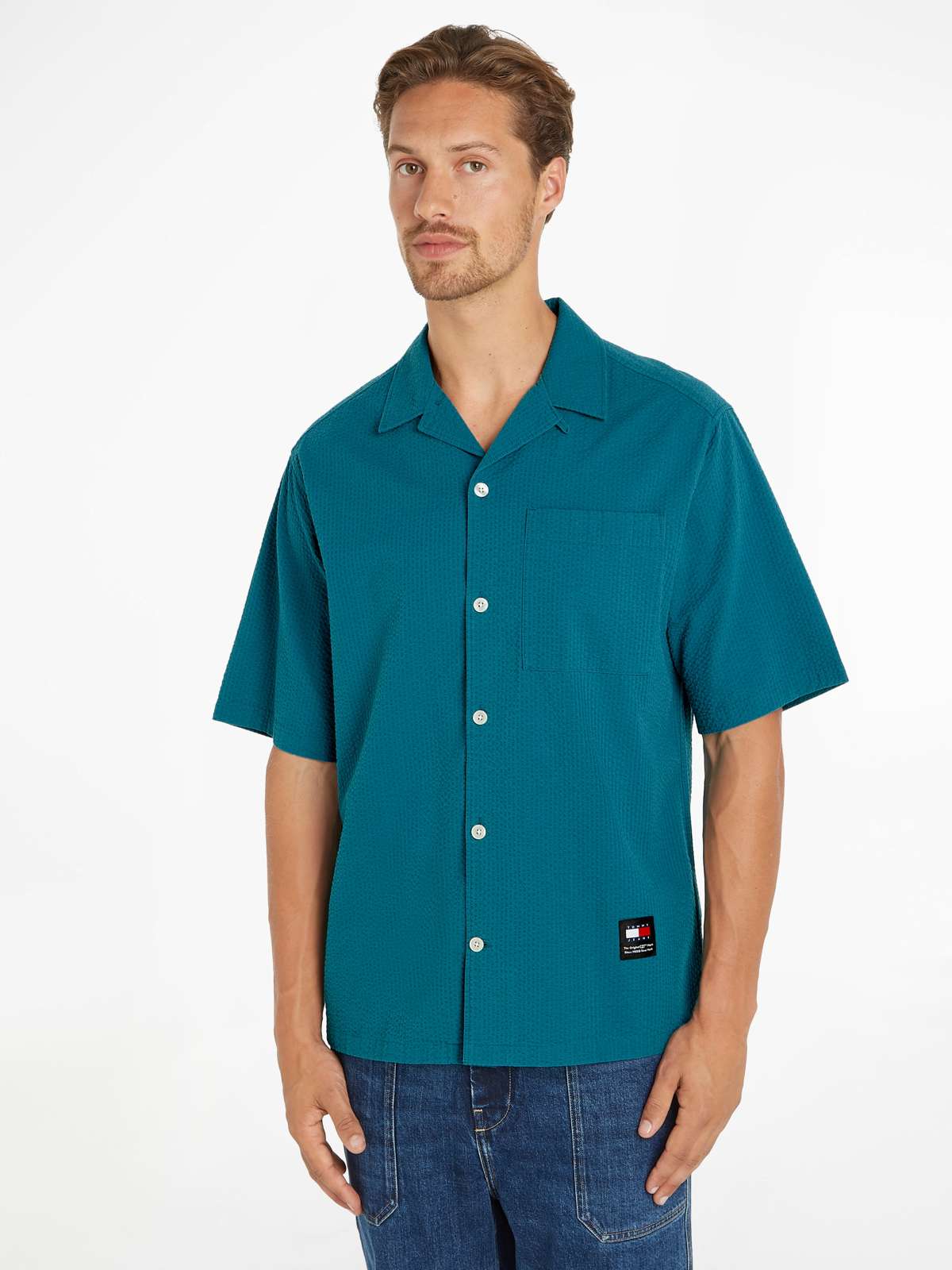 Рубашка с коротким рукавом TJM RLX SEERSUCKER CAMP SHIRT