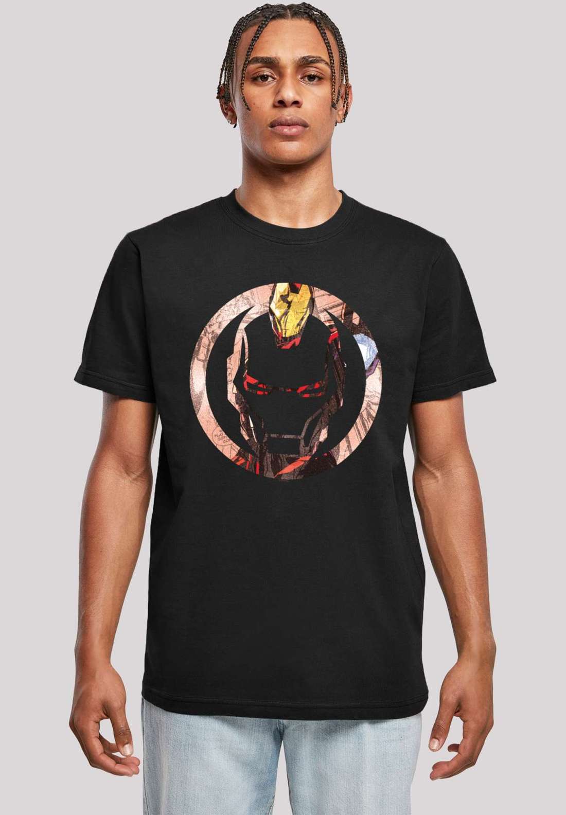 футболка Marvel Superhelden Iron Man Montage Symbol